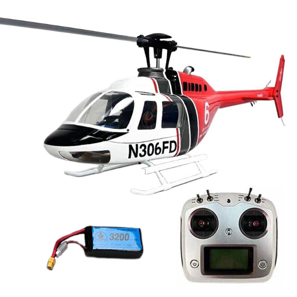 ROBAN Bell-206 450 Class RC Helicopter 2.4G 11CH GPS Stabilized Scale Flybarless PNP/RTF With X1 Flight Controller