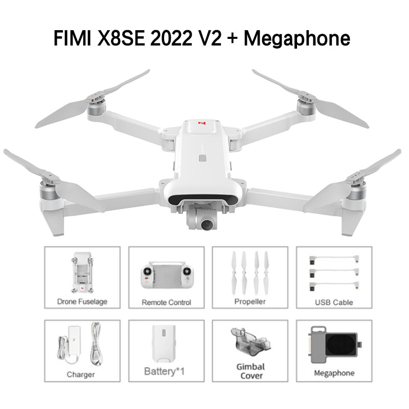 FIMI X8SE V2 4K Drone 3-Axis Gimbal 35mins Flight Time Professional Aerial Photography HDR Camera GPS 10KM FPV Quadcopter