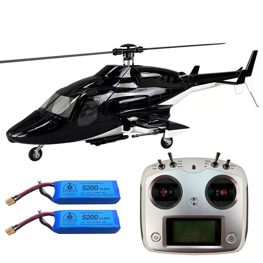 ROBAN Airwolf Helicopter 470L Class GPS Mode X2 Flight Control System LED Lighting System RC Helicopter