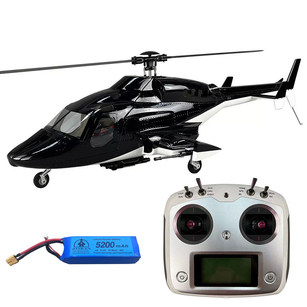ROBAN Airwolf Helicopter 470L Class GPS Mode X2 Flight Control System LED Lighting System RC Helicopter