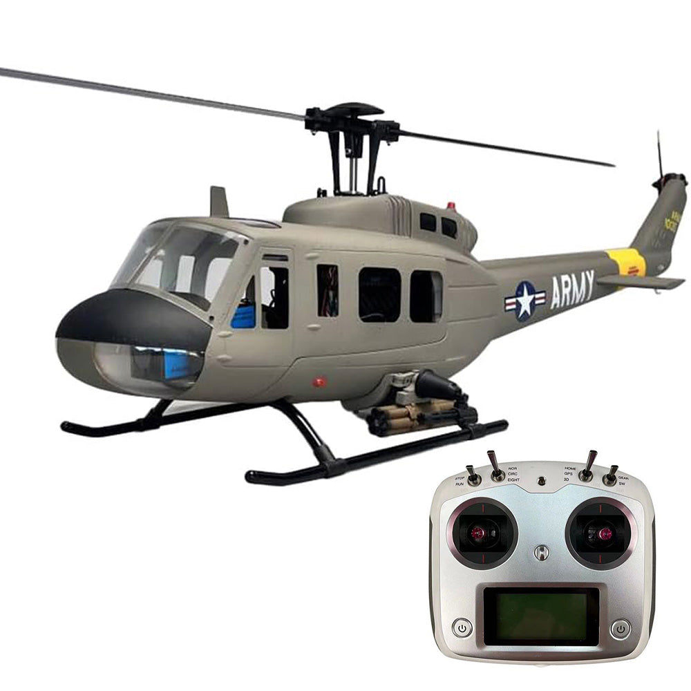 ROBAN 470 Class UH-1D RC Helicopter GPS X2 Flight Control System LED Lighting System PNP/RTF Version Helicopter