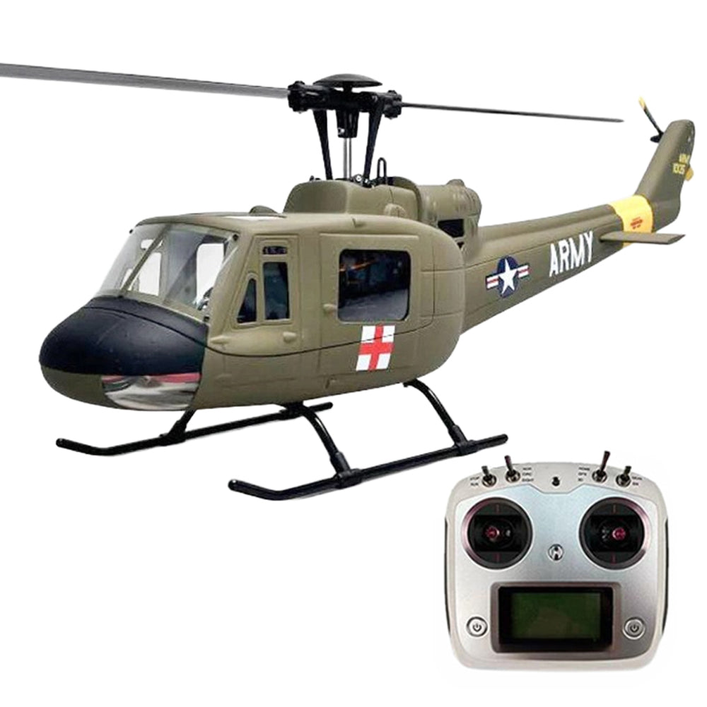 ROBAN UH-1D 450 Class RC Helicopter 2.4G 11CH GPS Stabilized Flybarless PNP/RTF With X1 Flight Controller