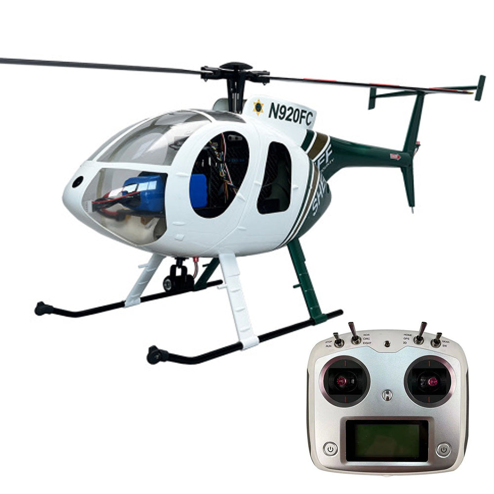 ROBAN 470 Class MD-500E Bird Helicopter GPS X2 Flight Control System LED Lighting System PNP/RTF Version RC Helicopter