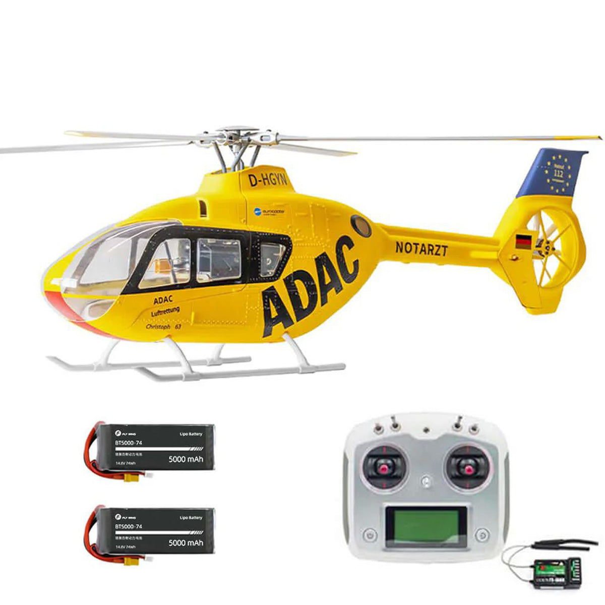 FLYWING EC135 470L RC Helicopter 6CH GPS Upgraded ACE flight control System 4 Blade Rotor RTF Helicopter