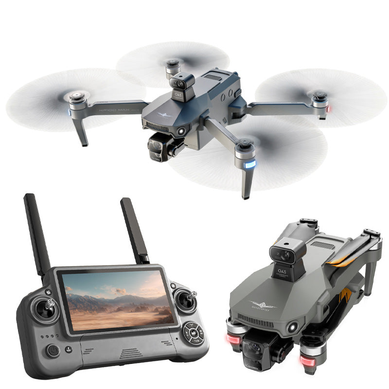 KF100 4K Drone 3-Axis Gimbal EIS Camera Large size Intelligent Obstacle Avoidance 10KM 5G GPS Quadcopter with Screen Remote contro