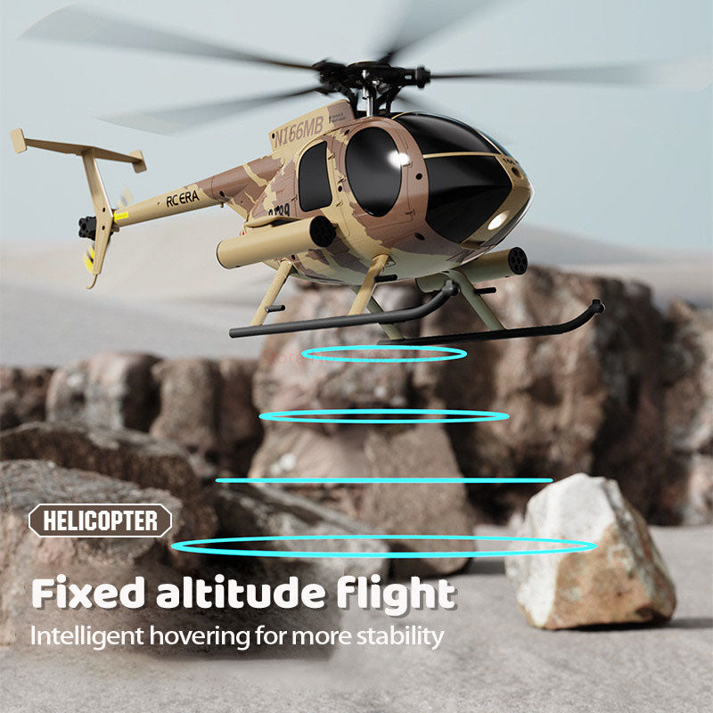 RC ERA C189 Bird 1:28 RC Helicopter TUSK MD500 Dual Brushless Simulation 6-Axis Gyro Barometric Altitude Hold Helicopter Toys