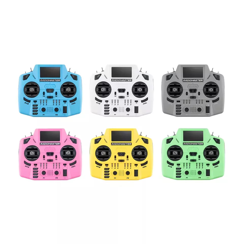 Radiomaster GX12 Crush 1000HZ 3D Digital CNC Hall Gimbal Dual Band Antenna Gemini XROSSBAND EXpressLRS Dopamine Radio Controller