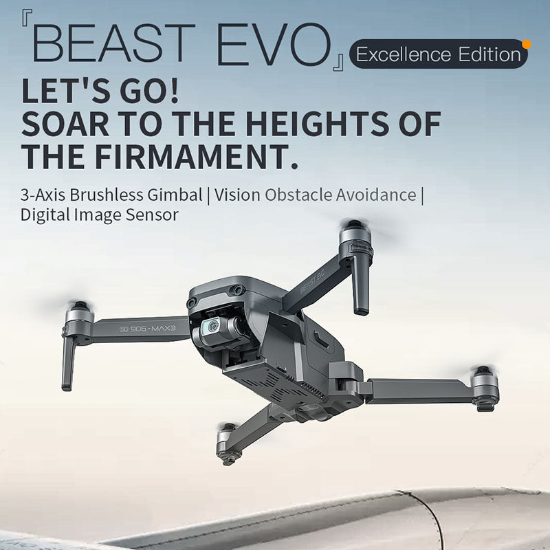 ZLL Beast EVO SG906 MAX3 RC Drone Upgrade Visual Obstacle Avoidance 3-Axis Gimbal 4K Camera GPS 5G WIFI Professional Quadcopter