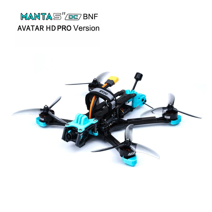 Axisflying 5inch FPV Drone MANTA 5" Walksnail Avatar HD Pro Kit FPV Freestyle DeadCat-DC With GPS 6S