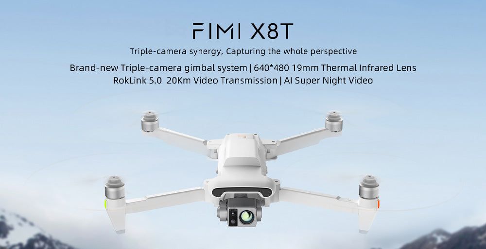 FIMI X8T Infrared Thermal Imaging Drone: The Perfect Alternative to DJI Drones with a Triple-Camera System