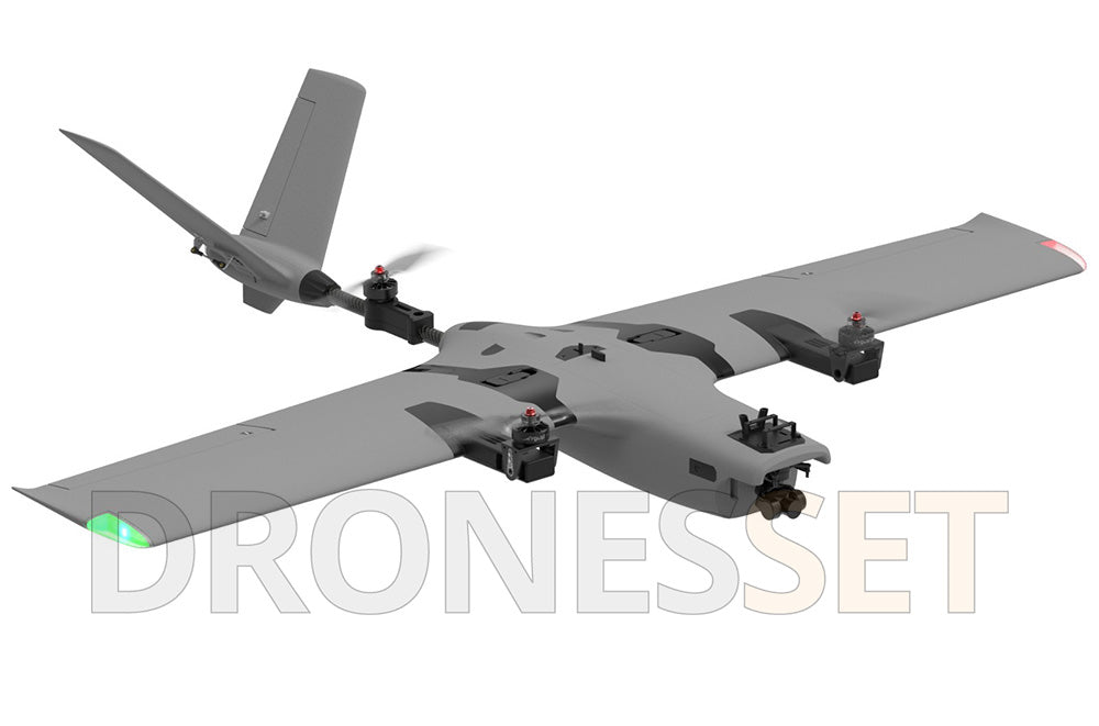 AFModel ROCWING VTOL Drone 3-axis FPV Fixed-wing Airplane UAV Model Airplane Reconnaissance Airplane