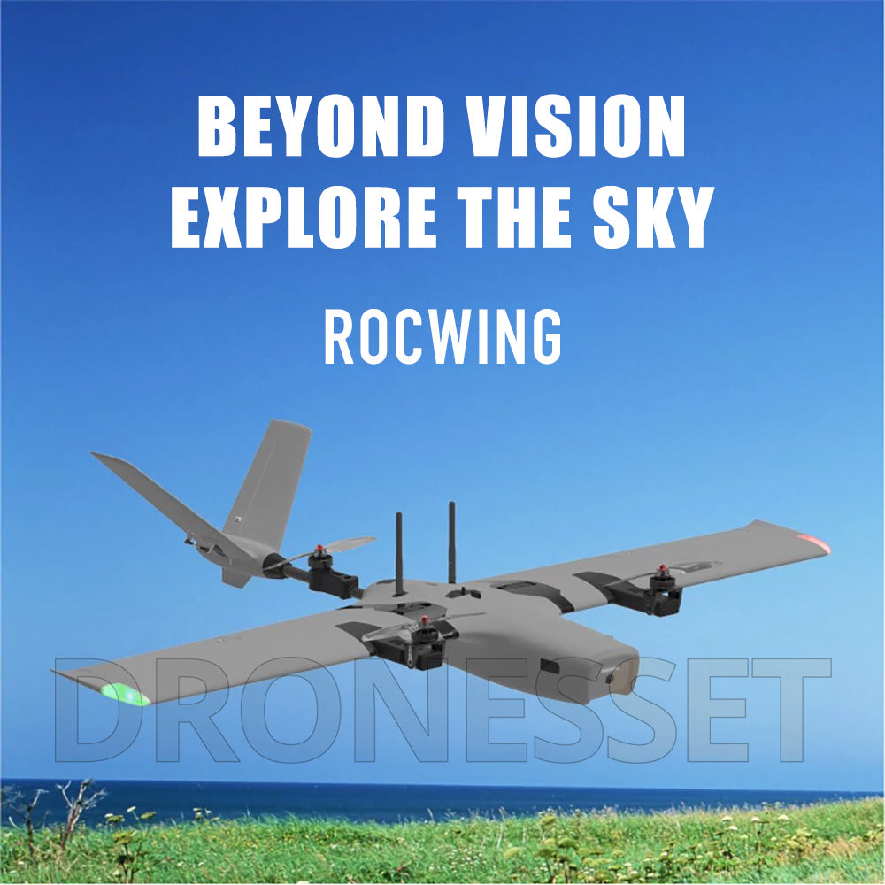 AFModel ROCWING VTOL Airplane FPV 3-axis Fixed-wing Airplane UAV Model Airplane Reconnaissance Airplane