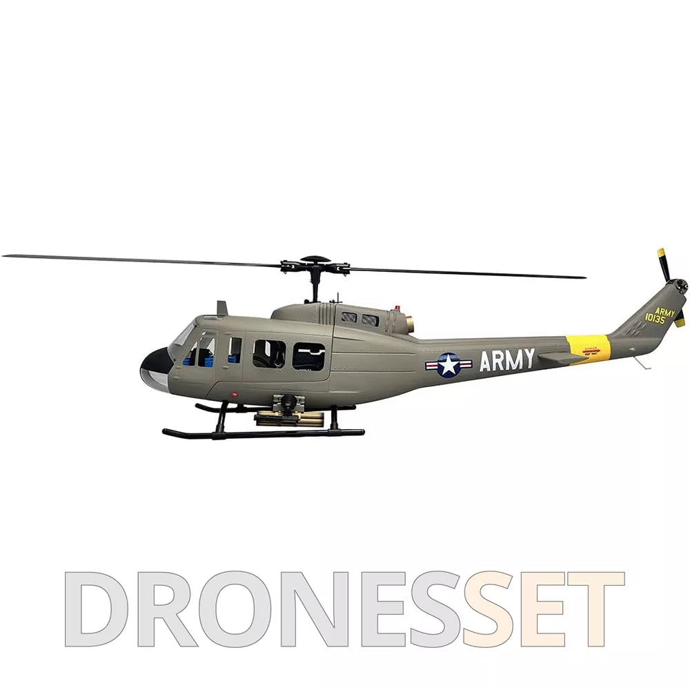 ROBAN 470 Class UH-1D RC Helicopter GPS X2 Flight Control System LED Lighting System PNP/RTF Version Helicopter