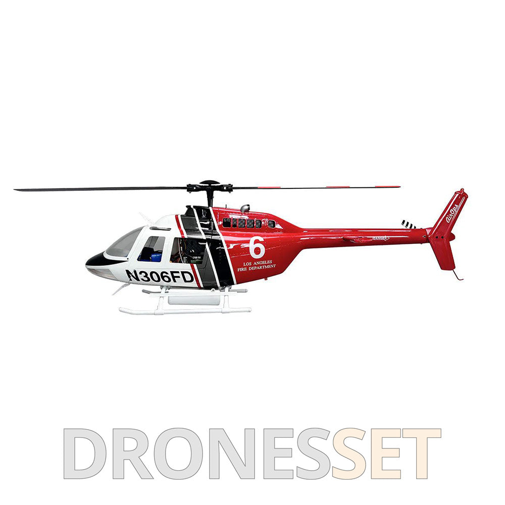 ROBAN 470 Class Bell-206 RC Helicopter GPS Mode PNP/RTF Version LED Lighting System with Water Tank