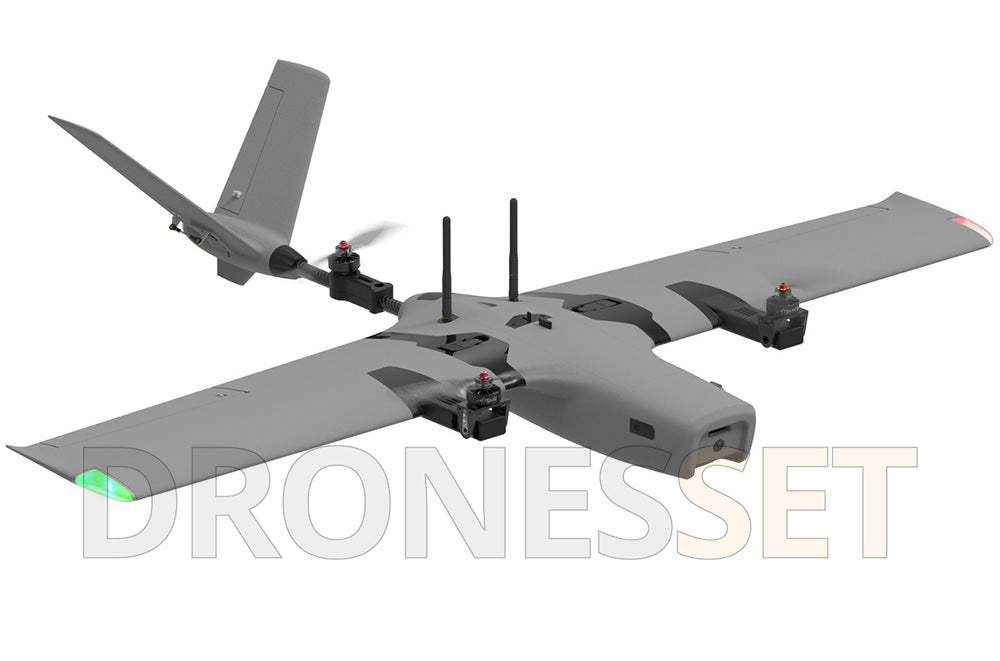 AFModel ROCWING VTOL Drone 3-axis FPV Fixed-wing Airplane UAV Model Airplane Reconnaissance Airplane