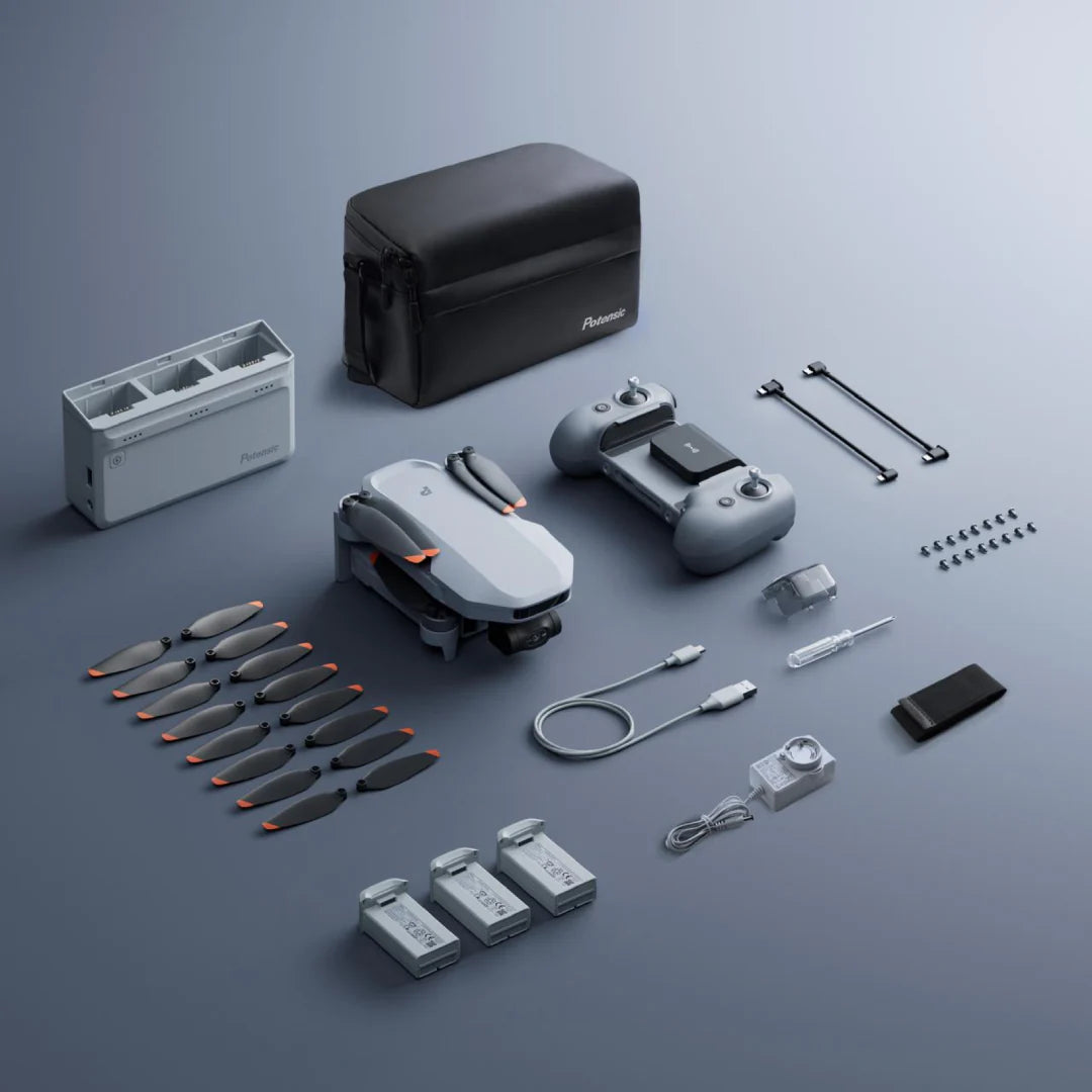 Potensic ATOM 2 4K Drone 3-Axis Gimbal 249g 10KM Transmission AI Track Vertical Shooting GPS Quadcopter