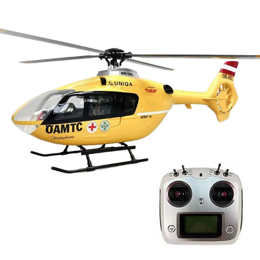 ROBAN EC135 ÖAMTC 450 Class RC Helicopter 4 blades 2.4G 11CH GPS Stabilized Flybarless PNP/RTF With X2 Flight Controller