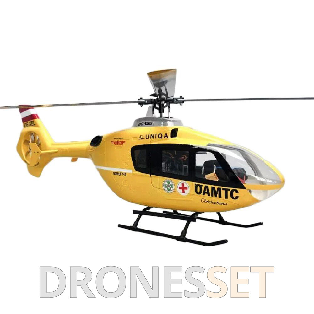 ROBAN EC135 ÖAMTC 450 Class RC Helicopter 4 blades 2.4G 11CH GPS Stabilized Flybarless PNP/RTF With X2 Flight Controller