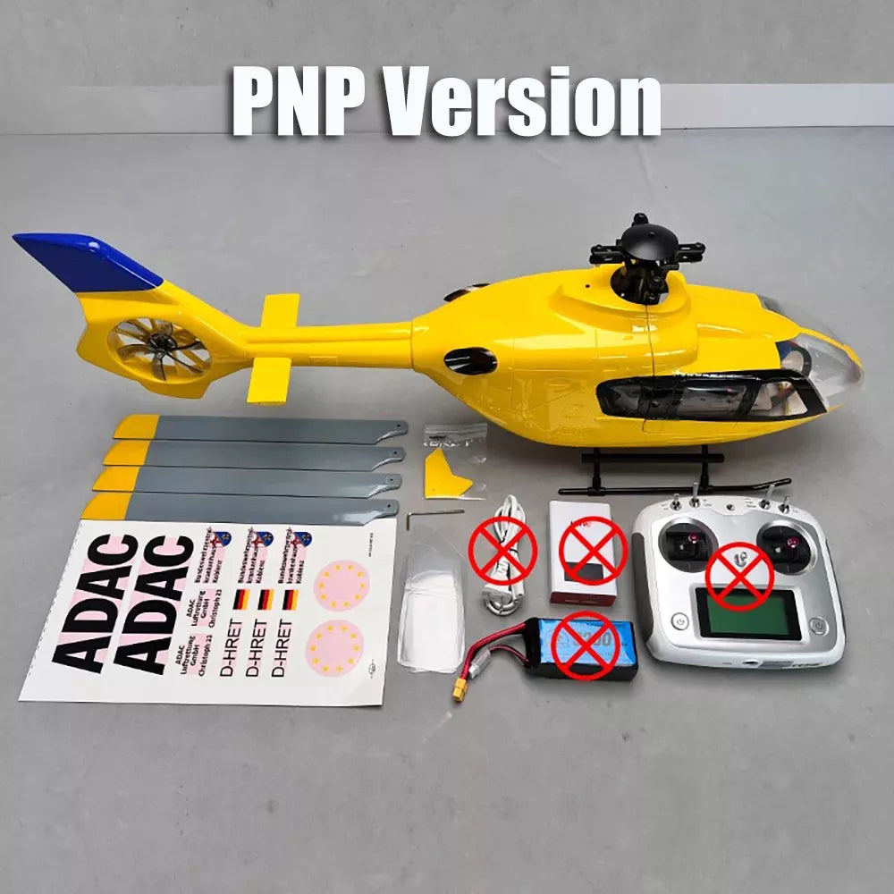 ROBAN EC135 450 Class RC Helicopter 4 blades 2.4G 11CH GPS Stabilized Flybarless PNP/RTF With X2 Flight Controller