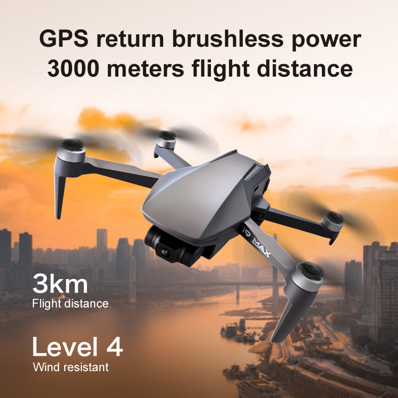 i9 MAX 4K Drone 3-Axis Gimbal HD Camera GPS 5G WIFI 3KM FPV 26Min Fly Professional Brushless RC Quadcopter
