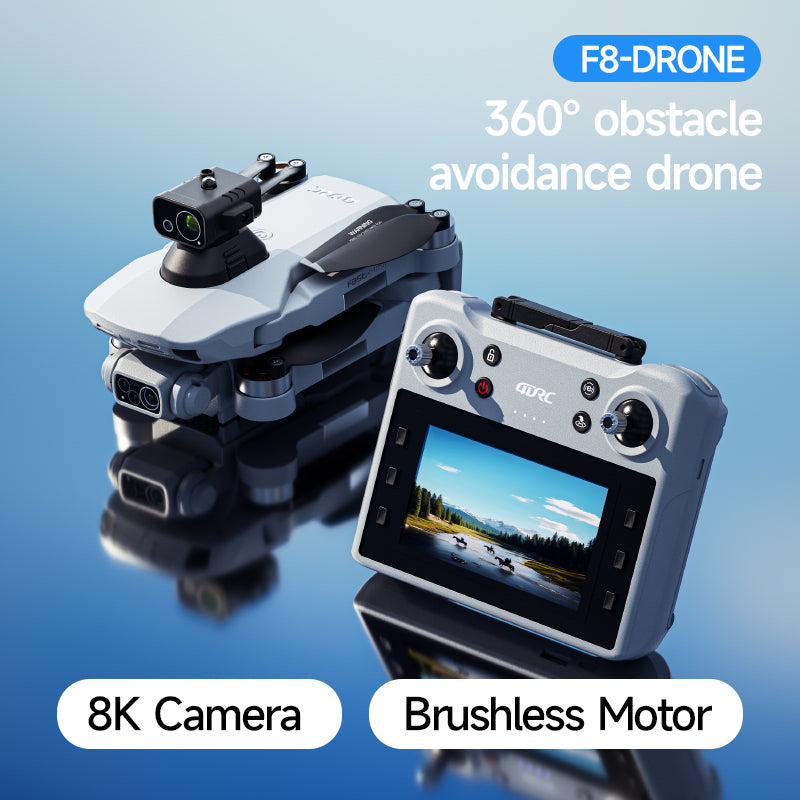 4DRC F8 MAX Brushless Drone HD Camera GPS 5G WiFi Obstacle Avoidance Quadcopter with Screen Remote Control