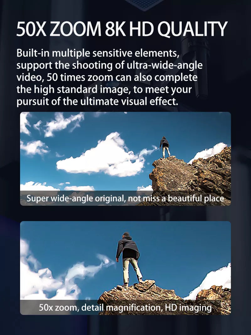 SMRC S840 PRO 8K Drone 3-Axis Gimbal EIS Camera Intelligent Obstacle Avoidance 5G GPS Quadcopter with Screen Remote Control