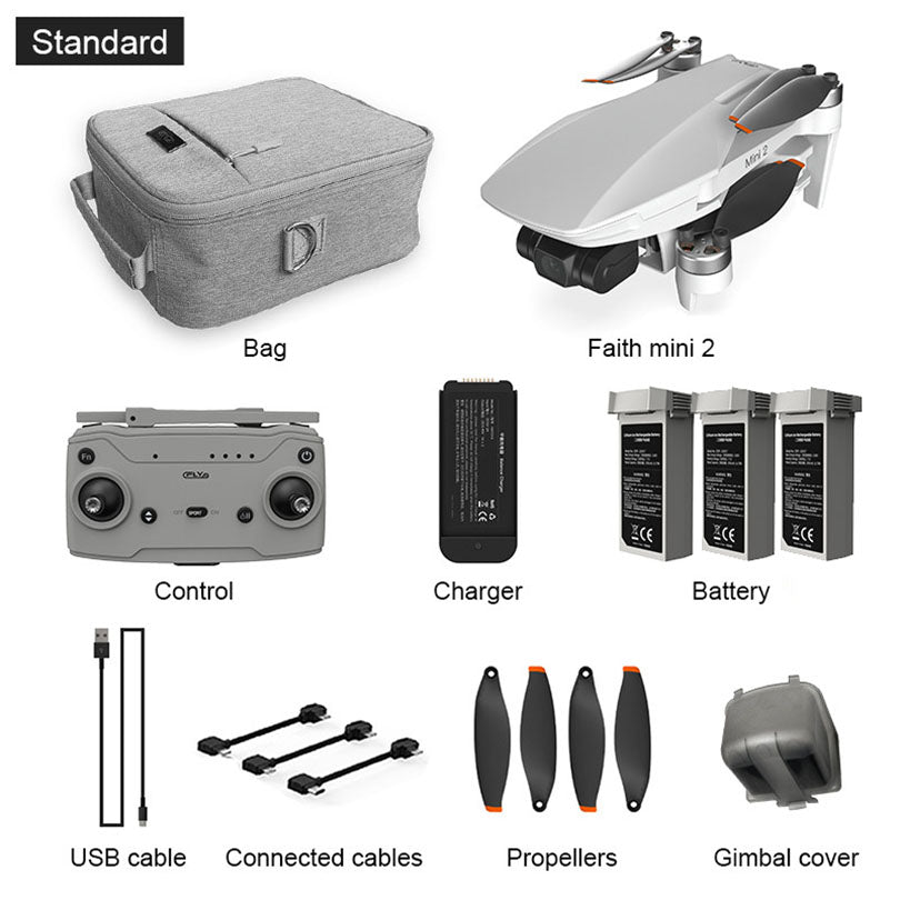 CFLY Faith Mini2 Upgraded version 4K Drone 5KM FPV Profesional 3-Axis Gimbal 240g Foldable Brushless Quadcopte